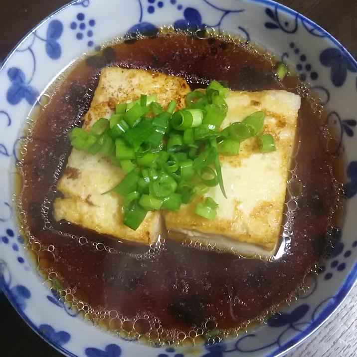 めんつゆで簡単(^^)揚げ出し豆腐。